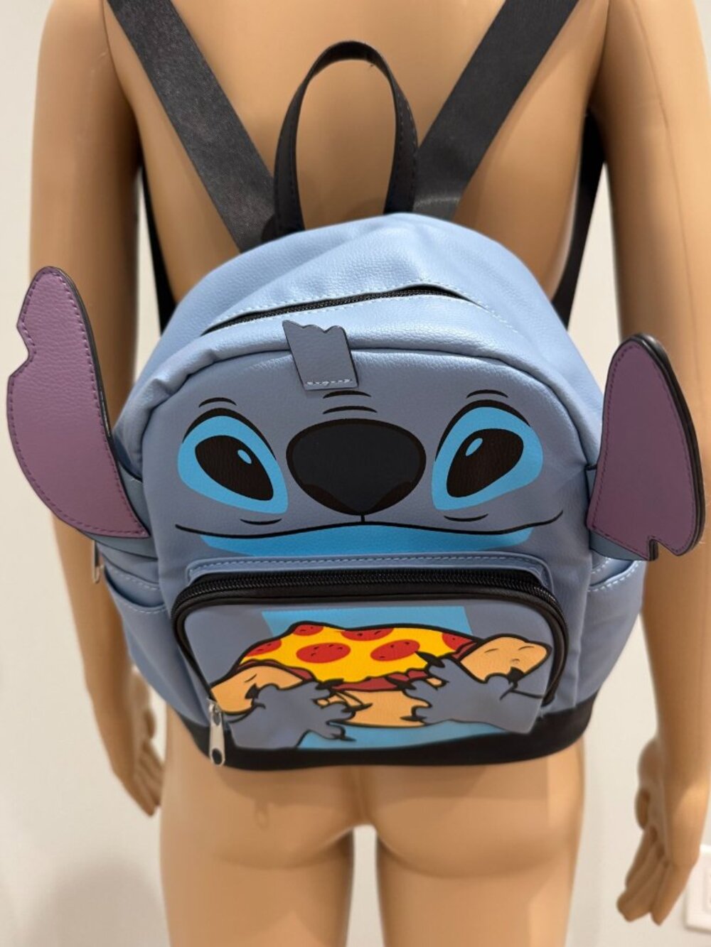 Disney Lilo & Stitch "Stitch with Pizza" 10-Inch Mini Backpack